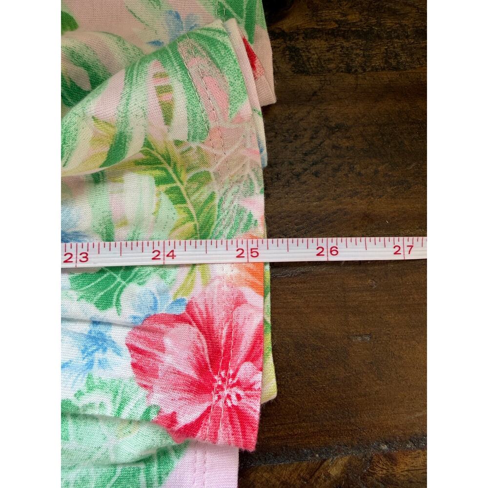 Tommy Bahama Tank PJ Set Size Medium Tropical Hibisus Floral Summer Vacation NWT - Picture 10 of 15